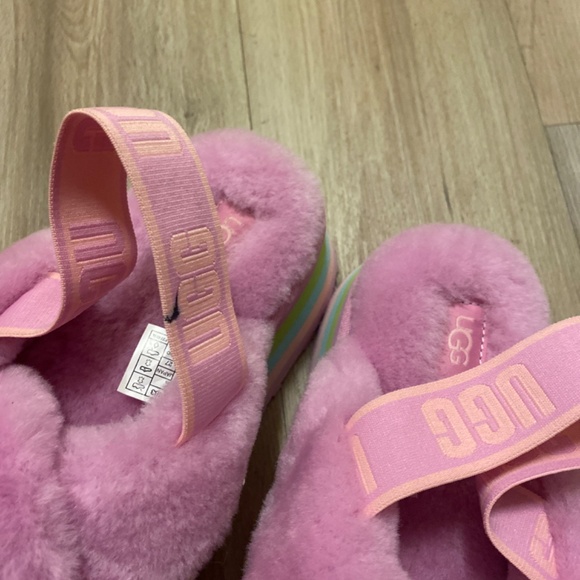 Ugg Multicolored Disco Knot Slides Size 10 - Picture 16 of 16